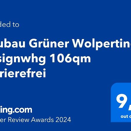 Neubau Gruener Wolpertinger Designwhg 106Qm Barrierefrei Apartment Breitbrunn am Chiemsee Luaran gambar