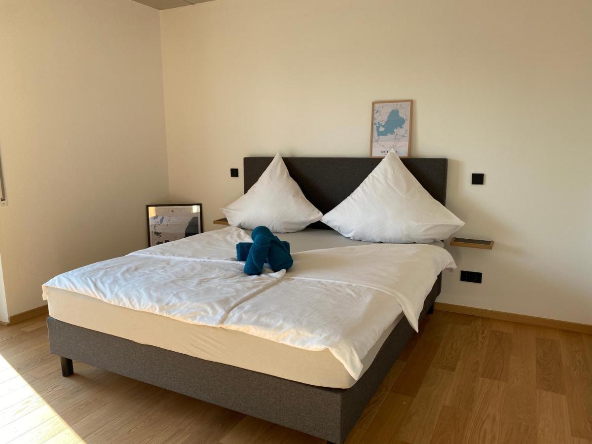Neubau Gruener Wolpertinger Designwhg 106Qm Barrierefrei Apartment Breitbrunn am Chiemsee Luaran gambar