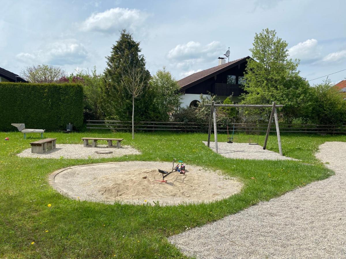 Neubau Gruener Wolpertinger Designwhg 106Qm Barrierefrei Apartment Breitbrunn am Chiemsee Luaran gambar