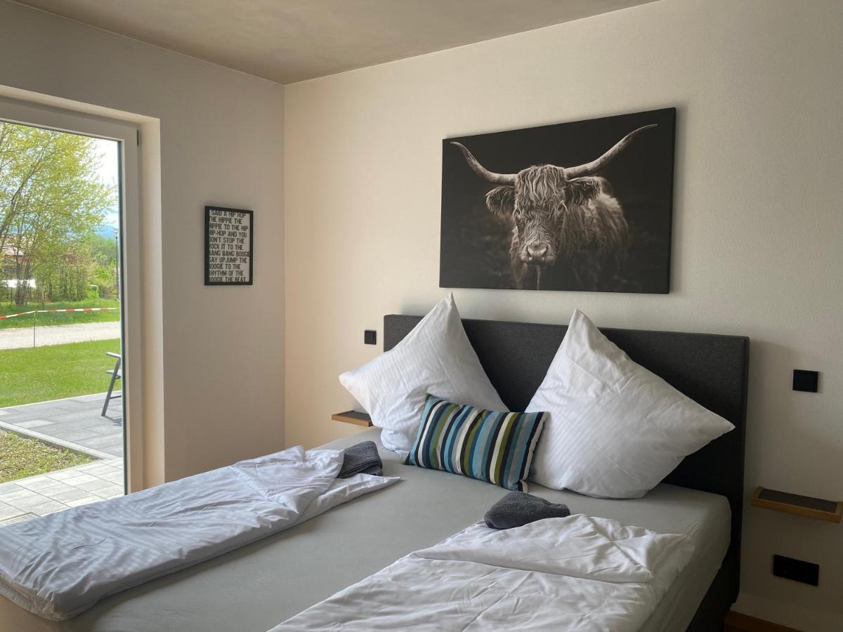 Neubau Gruener Wolpertinger Designwhg 106Qm Barrierefrei Apartment Breitbrunn am Chiemsee Luaran gambar