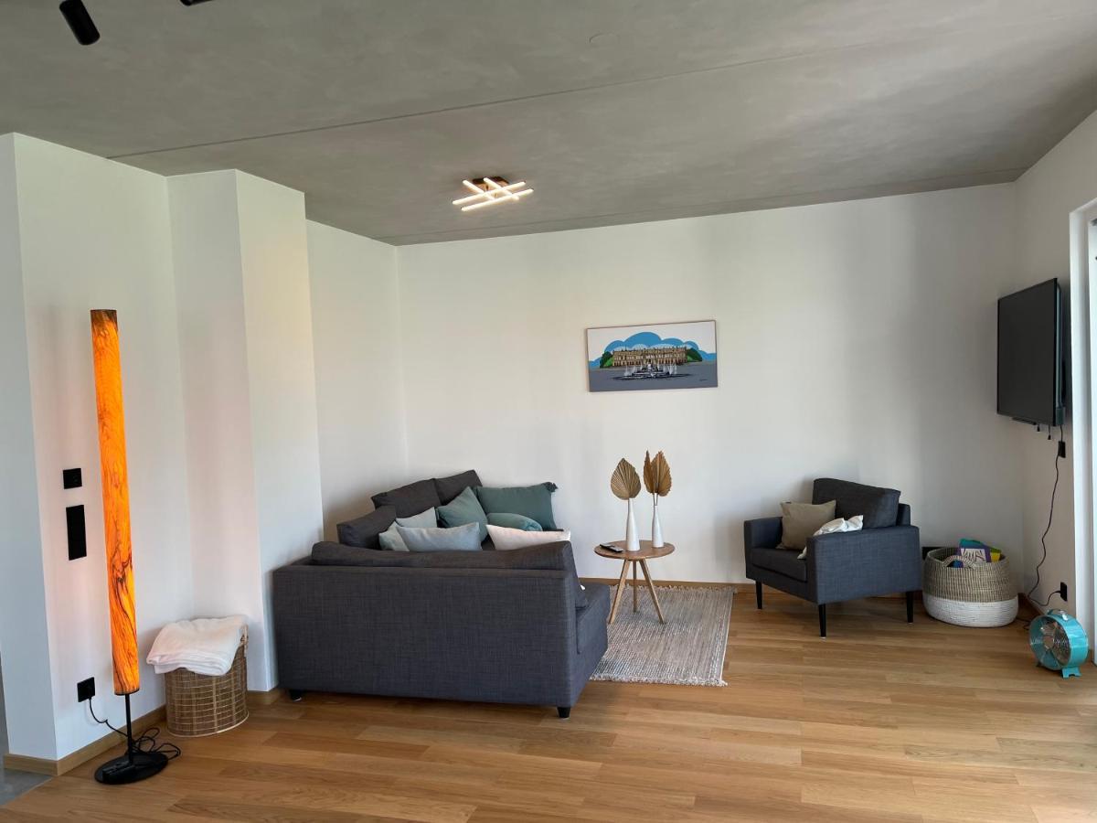 Neubau Gruener Wolpertinger Designwhg 106Qm Barrierefrei Apartment Breitbrunn am Chiemsee Luaran gambar