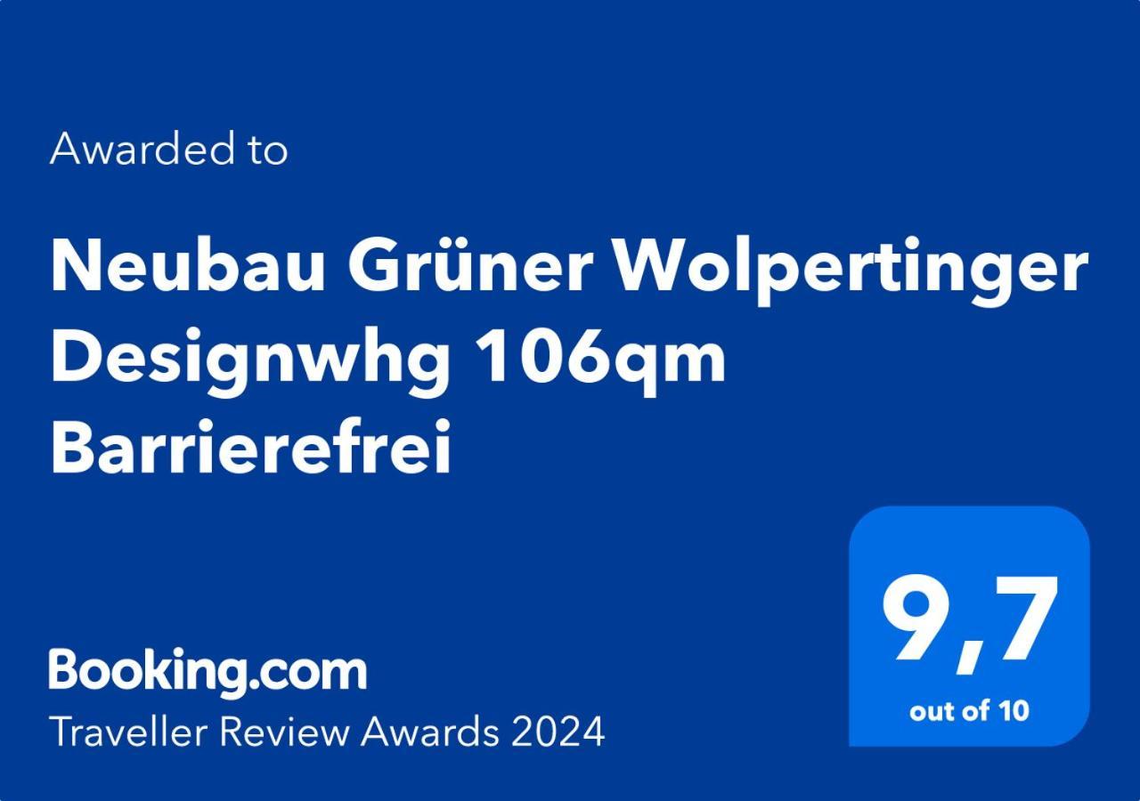 Neubau Gruener Wolpertinger Designwhg 106Qm Barrierefrei Apartment Breitbrunn am Chiemsee Luaran gambar