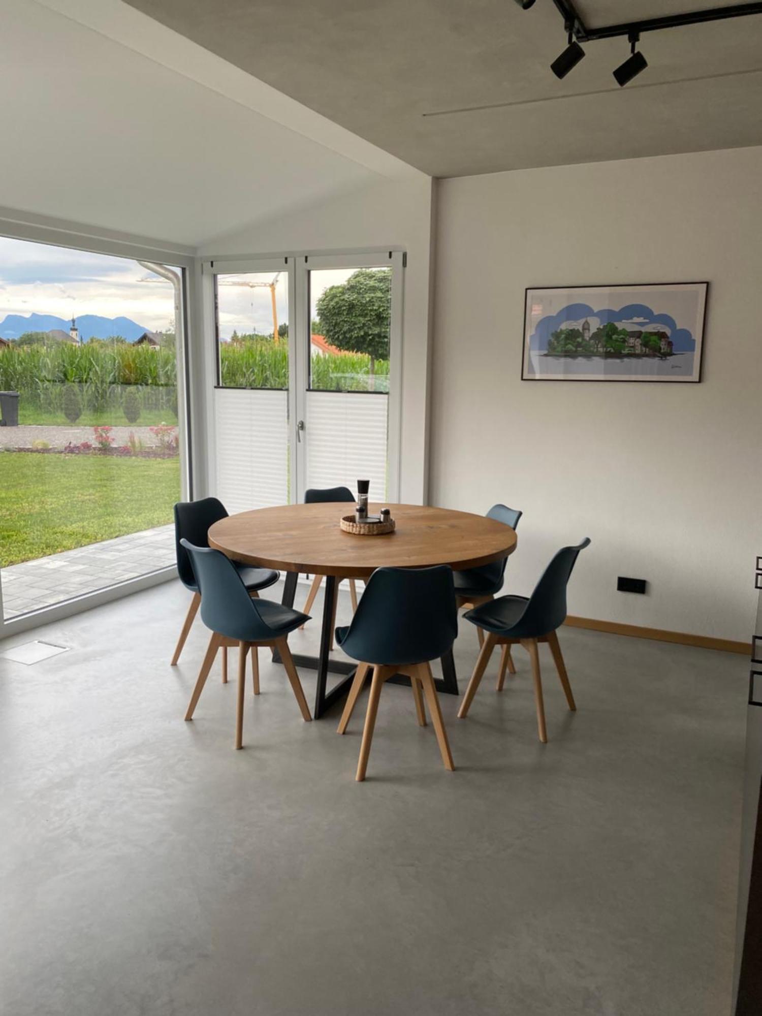 Neubau Gruener Wolpertinger Designwhg 106Qm Barrierefrei Apartment Breitbrunn am Chiemsee Luaran gambar